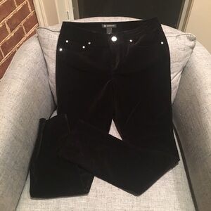 Black Velvet Pants